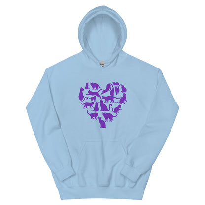 Lots of Love For Cats Hoodie