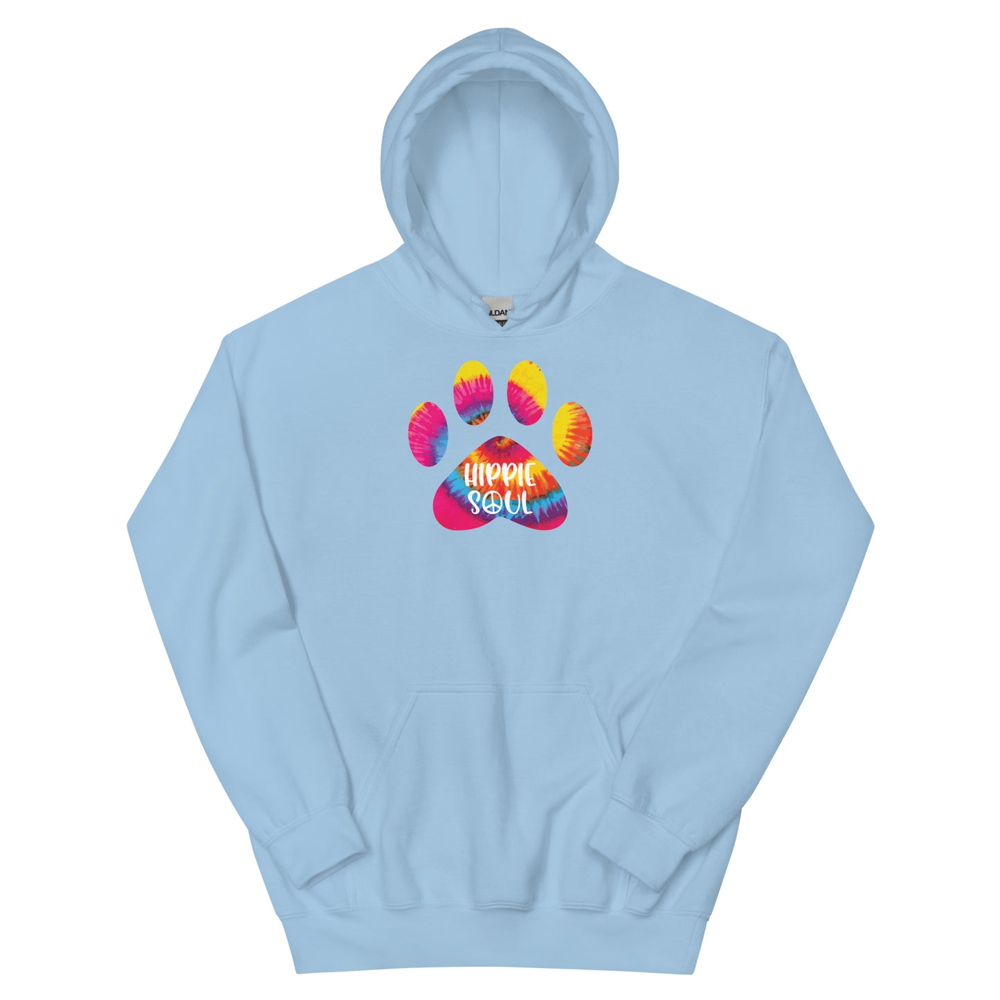 Hippie Soul Paw Print Hoodie