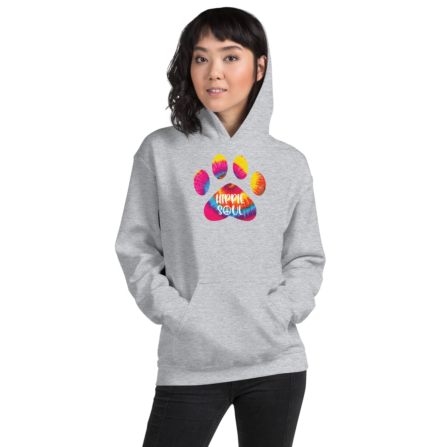 Hippie Soul Paw Print Hoodie