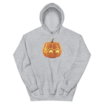 Paw Print Boo Pumpkin Hoodie