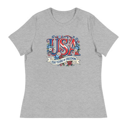 USA 250 Years Women's Relaxed T-Shirt