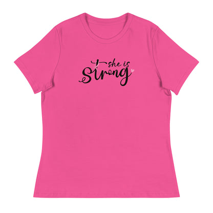 She Is Strong Women's Relaxed T-Shirt