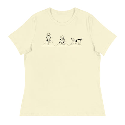 Dog Yoga Pose Relaxed T-Shirt