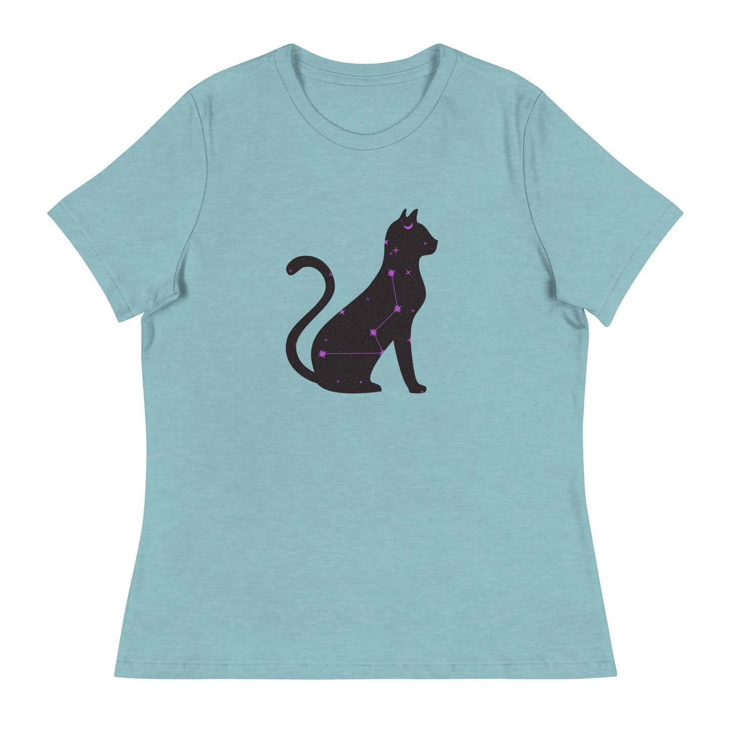 Celestial Cat Women's Relaxed T-Shirt