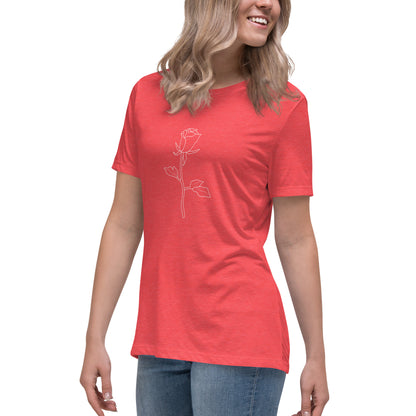 Rose Women's Relaxed T-Shirt