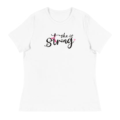 She Is Strong Women's Relaxed T-Shirt