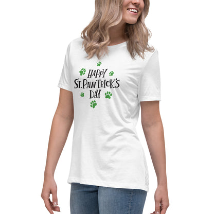 Happy St. Pawtricks Day Women's Relaxed T-Shirt