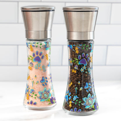 Stainless Steel Salt & Pepper Grinder Set