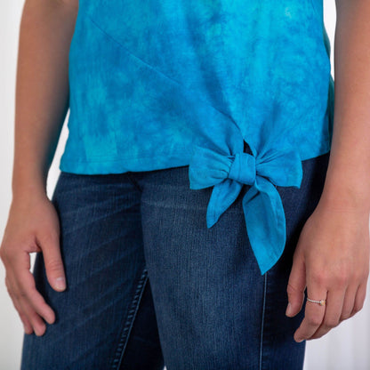 Blue Sky Garden Scoop Neck Tee