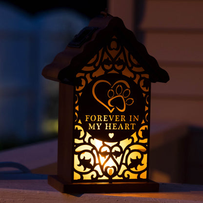 Forever in My Heart Iron Solar Light