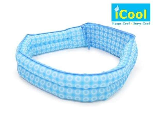 Blue Polka Dot iCool Scarf