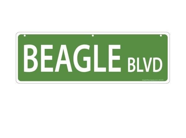 Bulldog Boulevard Street Sign