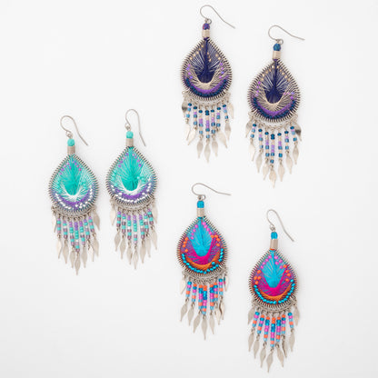 Dazzling Chandelier Thread Earrings