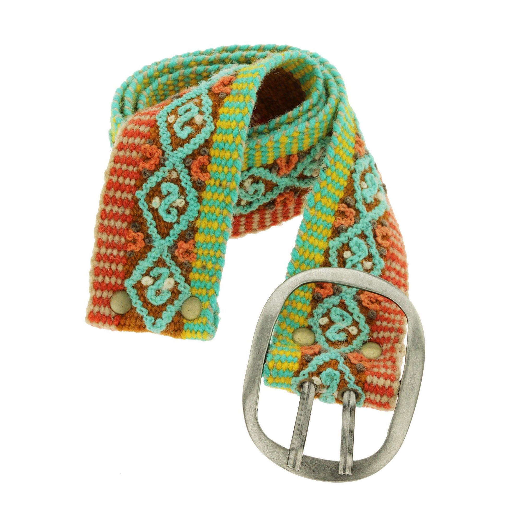 Peruvian Edge Embroidered Belt