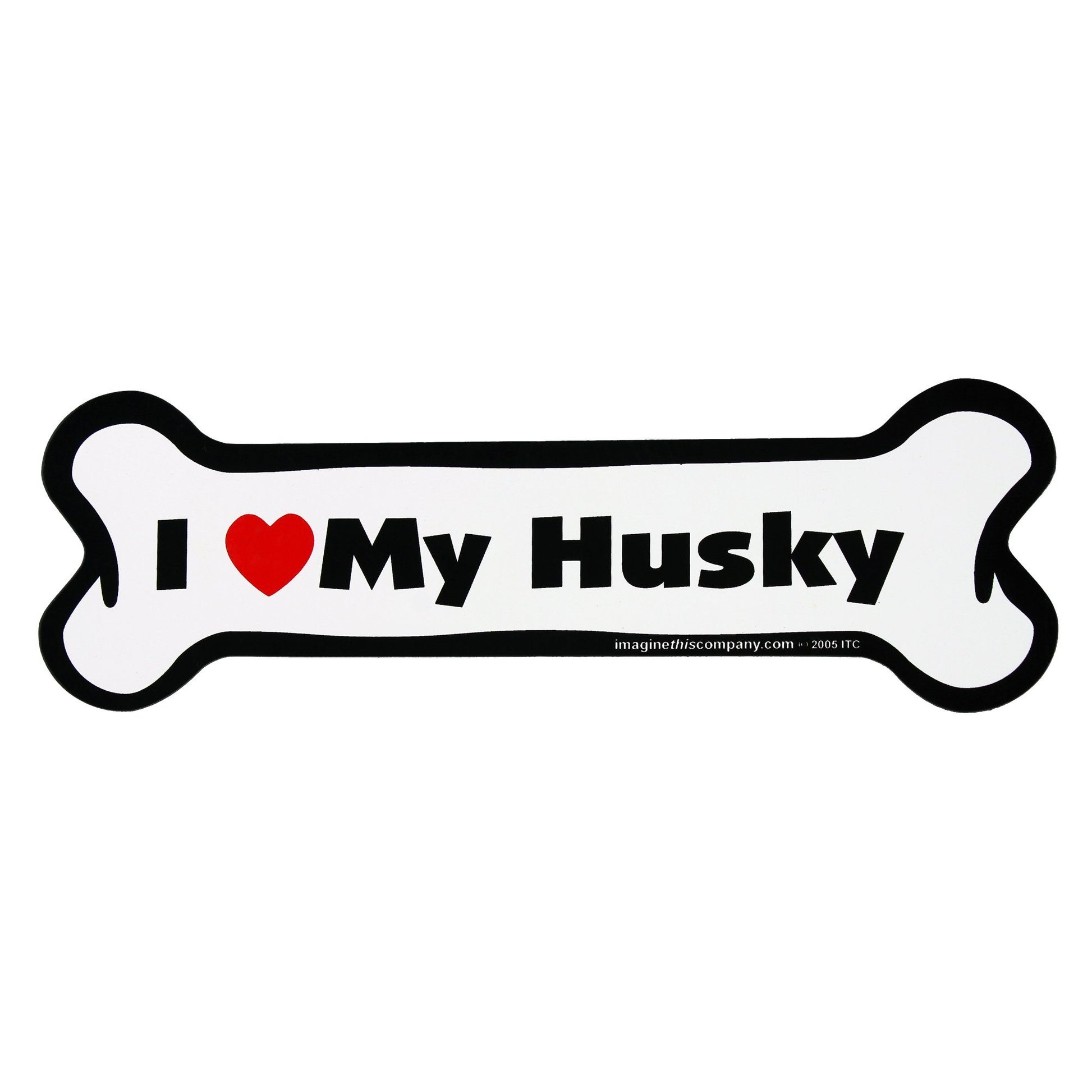 I Love My Dog Car Magnet: Breeds A - K