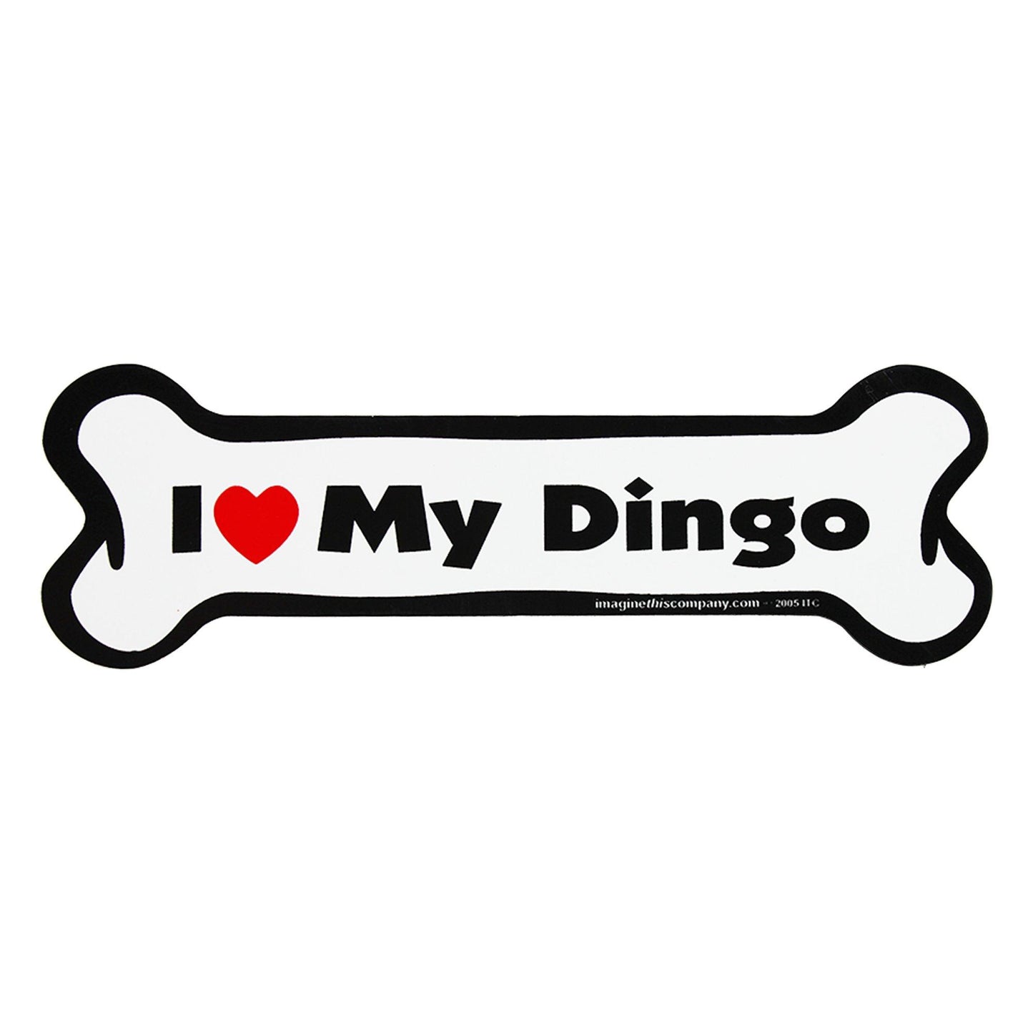 I Love My Dog Car Magnet: Breeds A - K