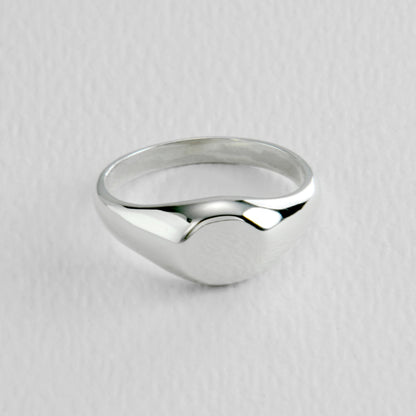 Signet Sterling Silver Ring