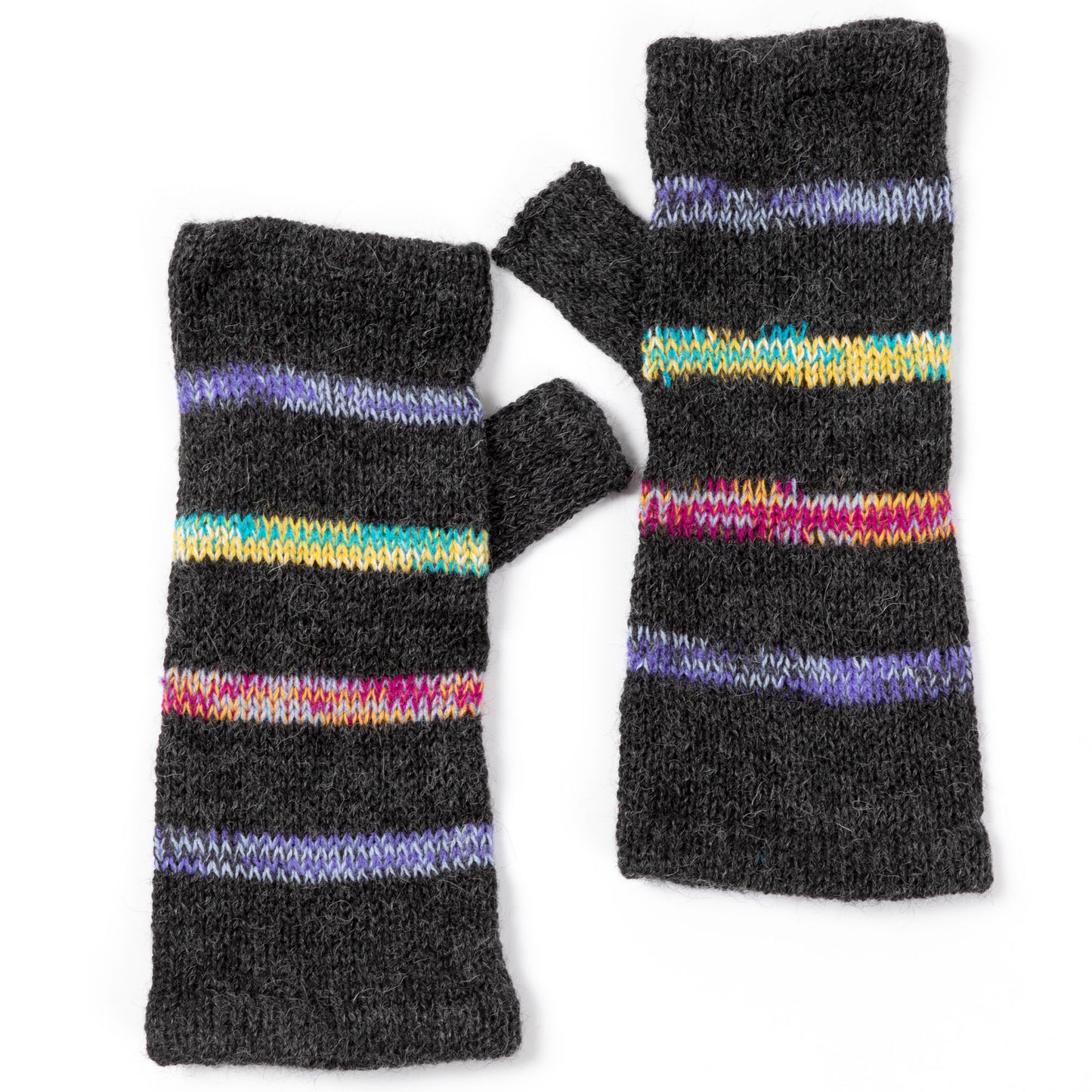 Alpaca Fingerless Mittens | Handmade, Fair Trade, 100% Alpaca Fiber