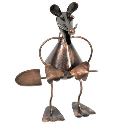 Recycled Metal Garden Mouse