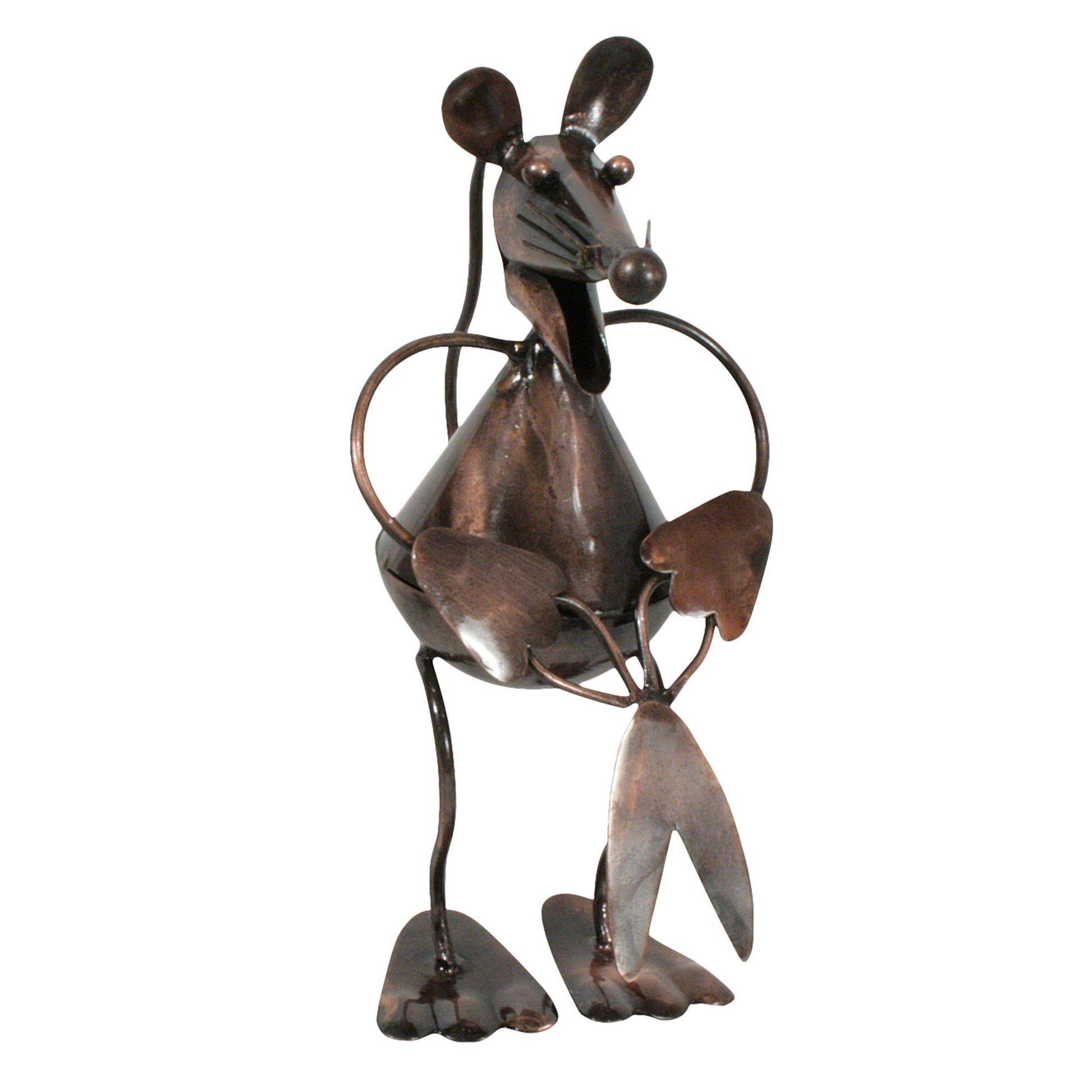 Recycled Metal Garden Mouse