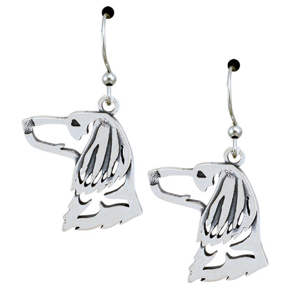 Recycled Sterling Dog Breed Earrings