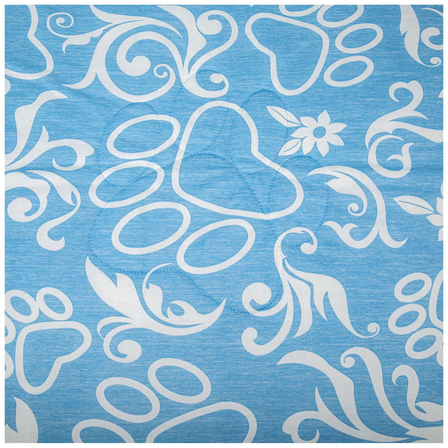 Swirling Paws Quilted Throw Blanket