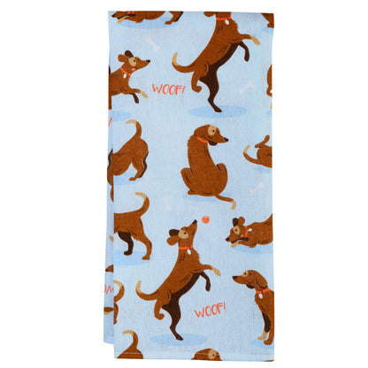 Watch Me Go Dog Kitchen Towel