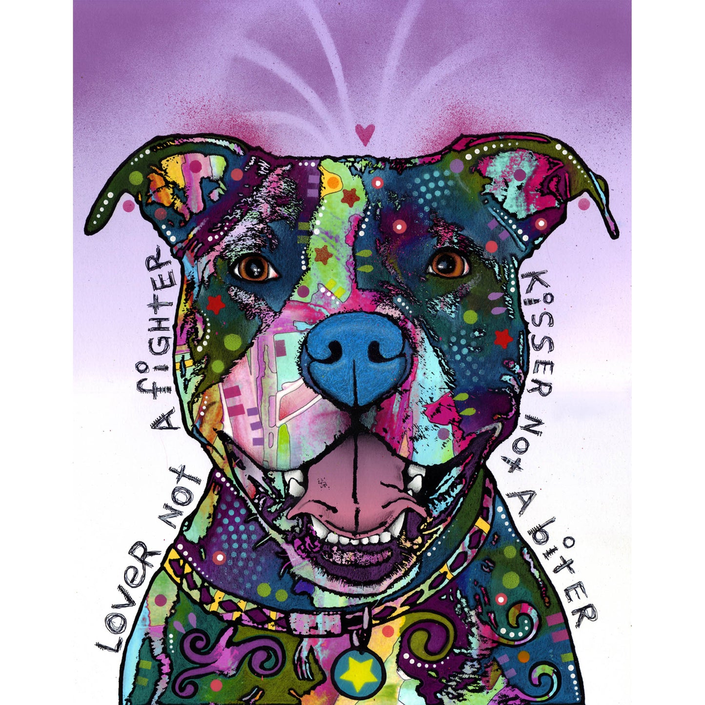 Dean Russo Watermark Dog Print