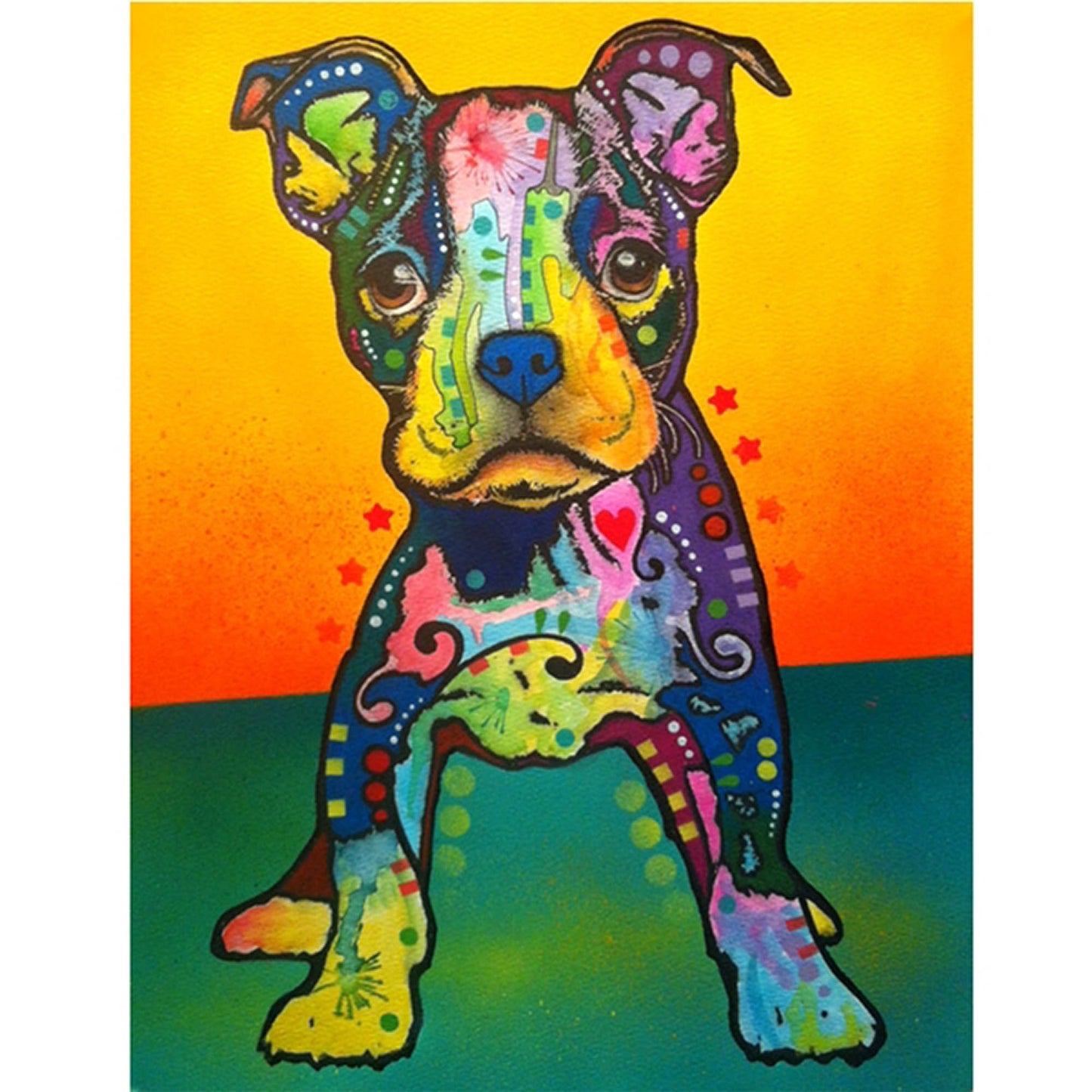 Dean Russo Watermark Dog Print