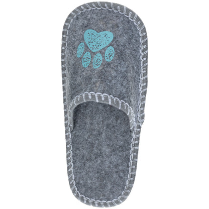 Paw Print Guest Slipper Set