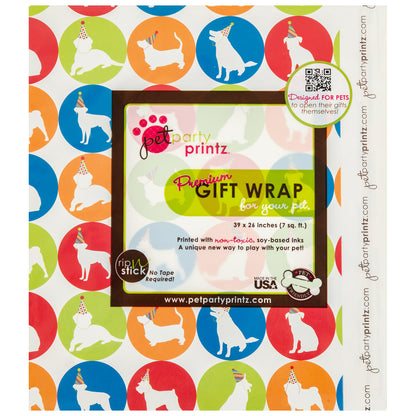 Pet Party Printz&trade; Birthday Gift Wrap