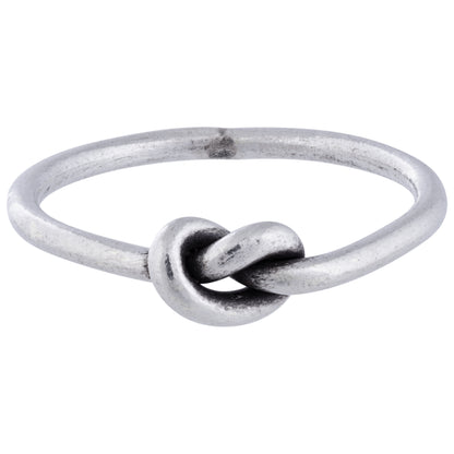 Tiny Knot Sterling Silver Ring
