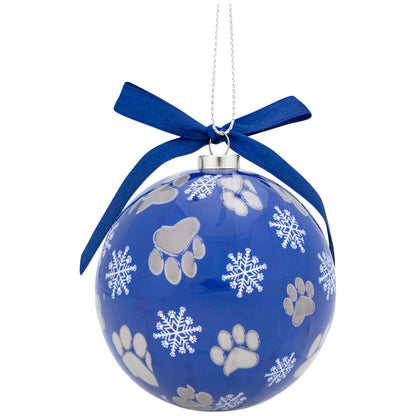 Silver Paws Ornaments - Set of 6