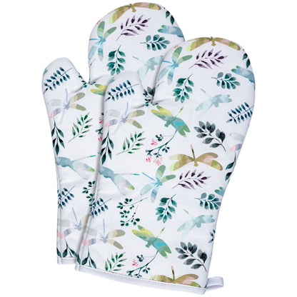 Dragonfly Meadow Oven Mitt Set