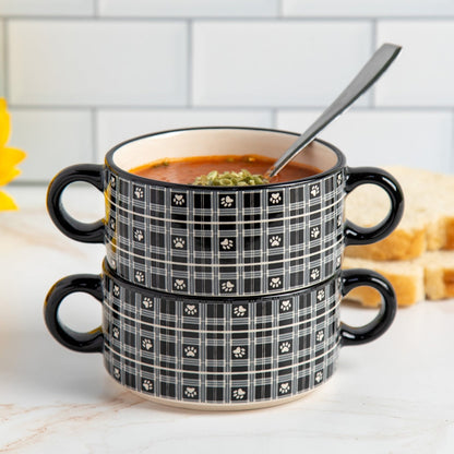 Double Handle Soup Cups - Set of 2