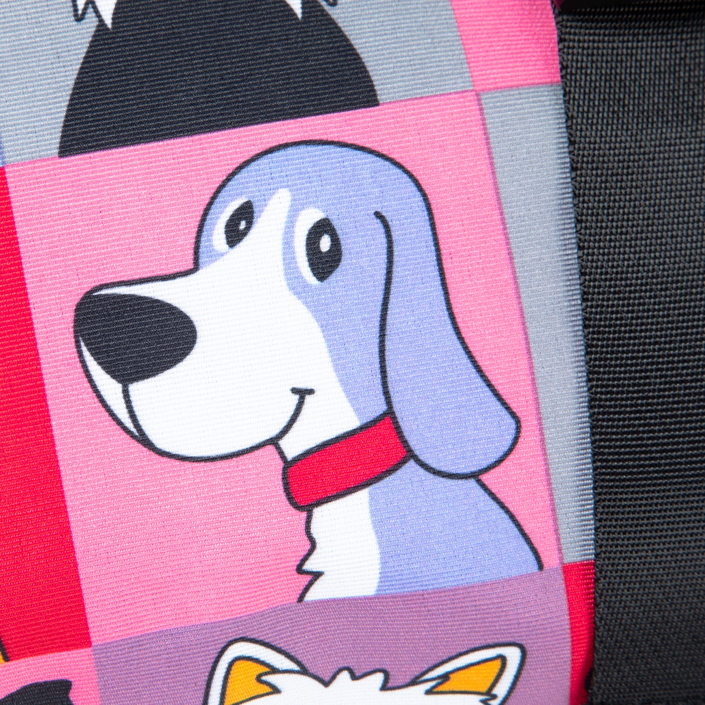 Pet Portrait & Paws Messenger Bag