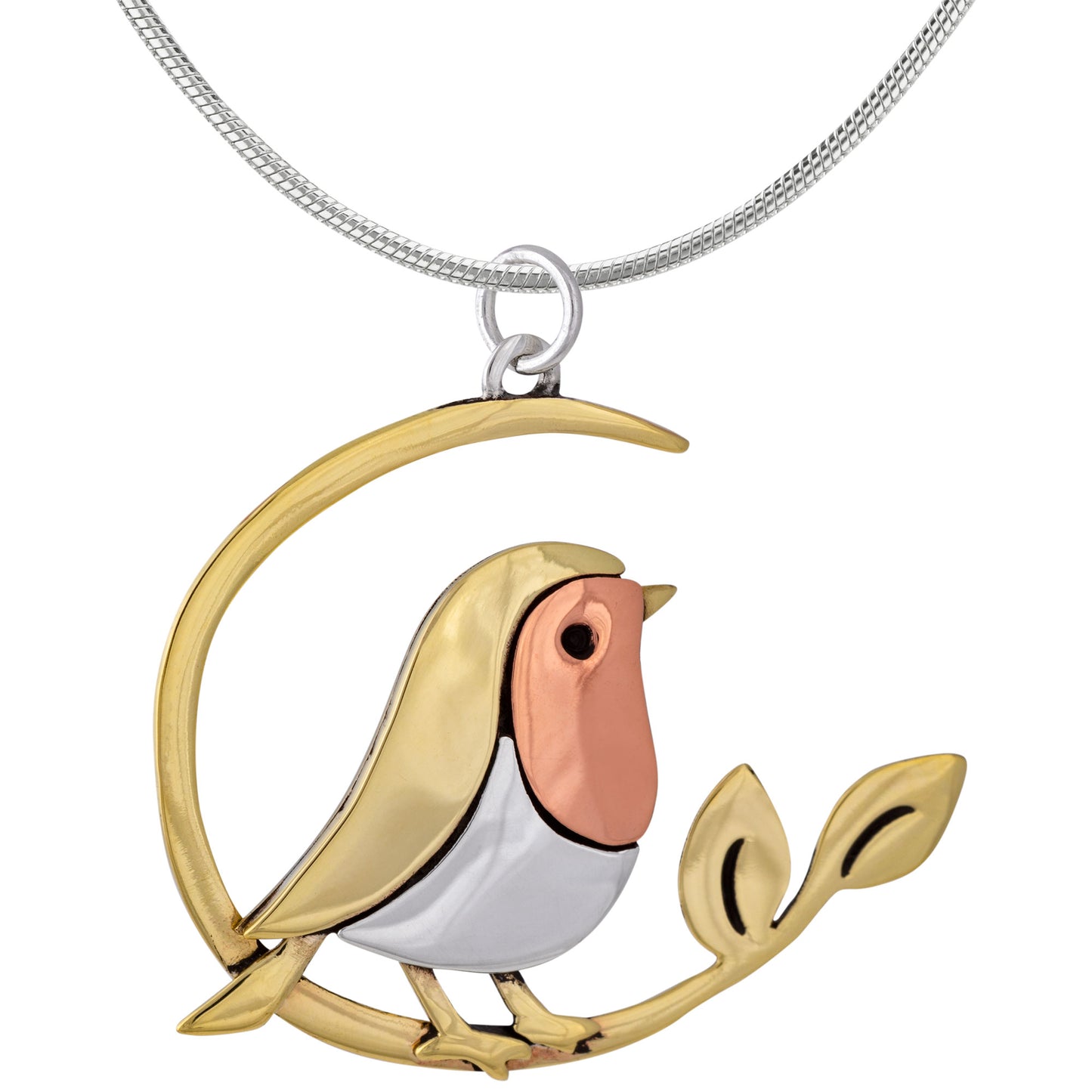 Standing Bird Sterling Necklace