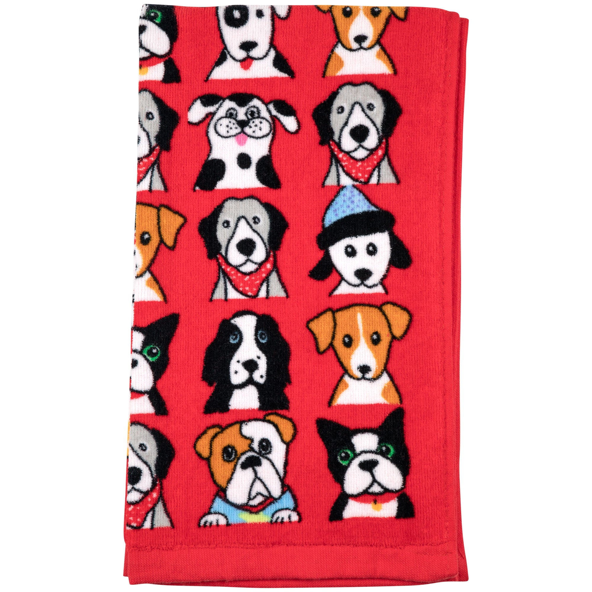 NWT Cute outlet Dog Faces Bath Towels Set