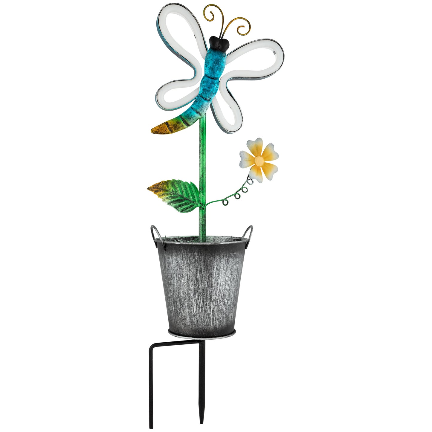 Neon Fluttering Friends Solar Light