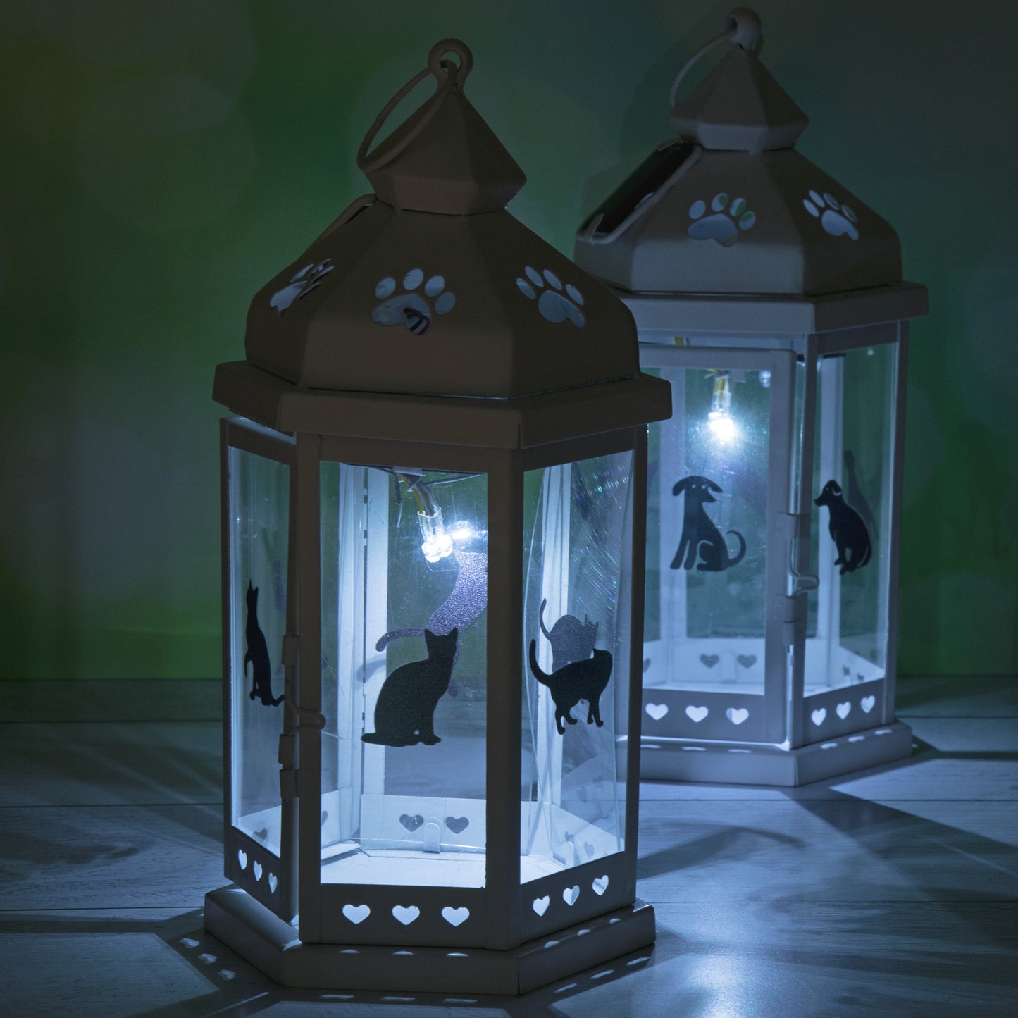 Pet Silhouette Solar Lantern