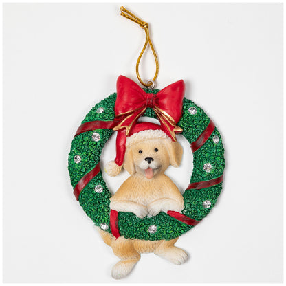 Merry Christmas Wreath Ornament