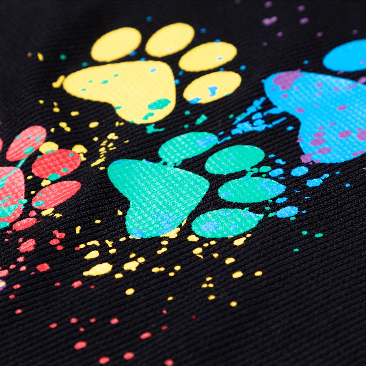 Paint & Paws Rainbow Stitch Thermal Top