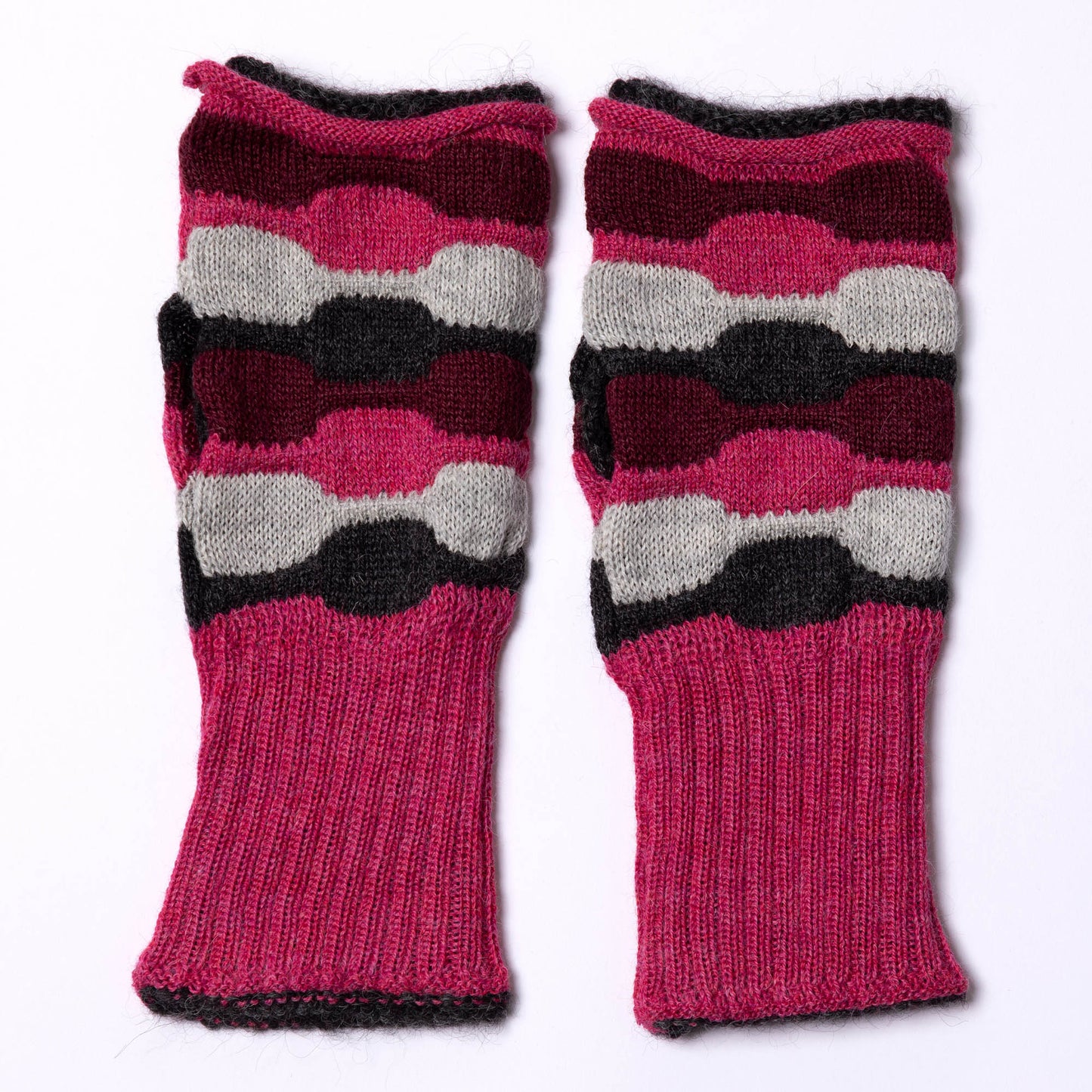 Slouchy Alpaca Fingerless Mittens