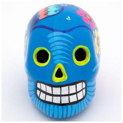 Hand Painted Ceramic Skull