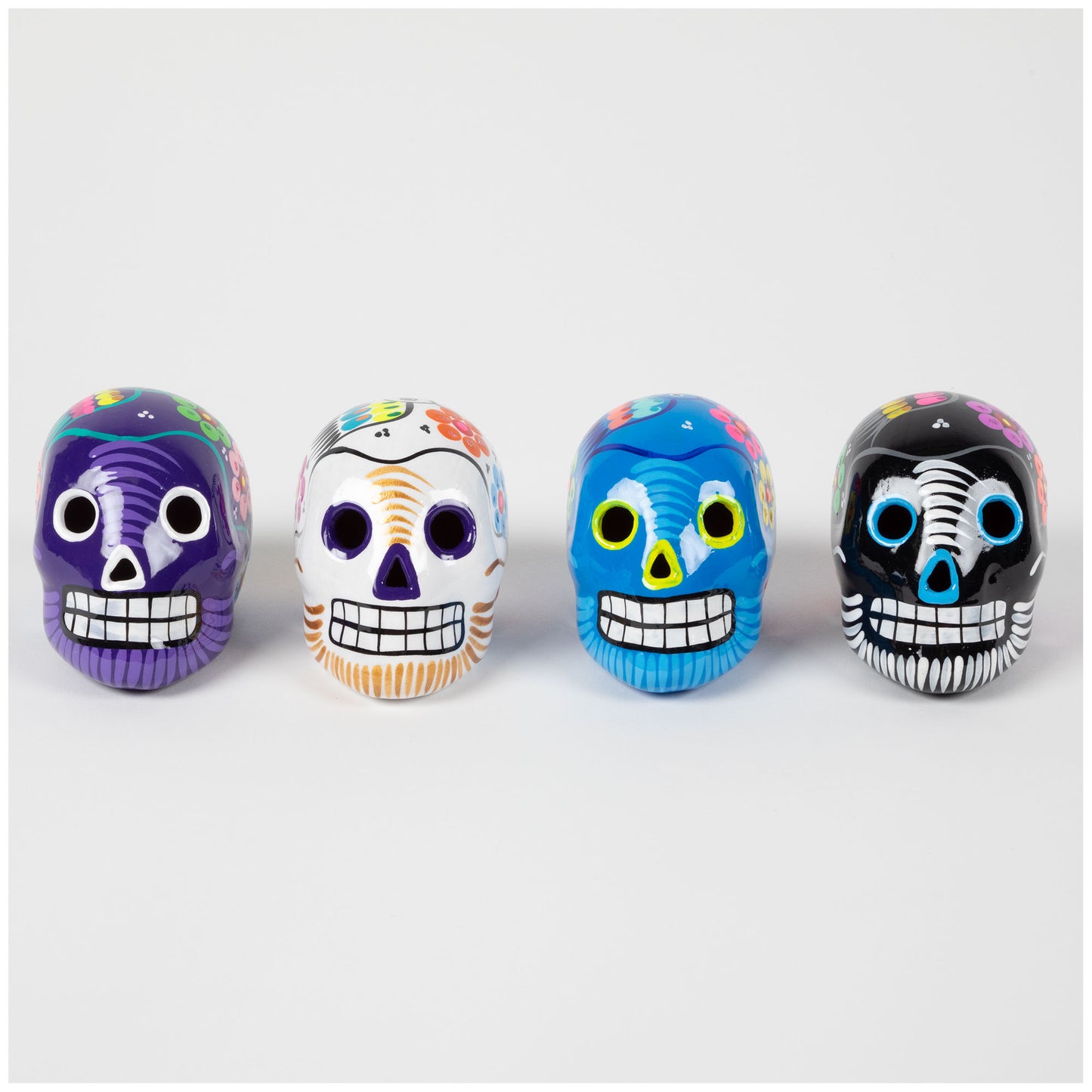 Hand Painted Ceramic Skull