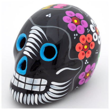 Hand Painted Ceramic Skull