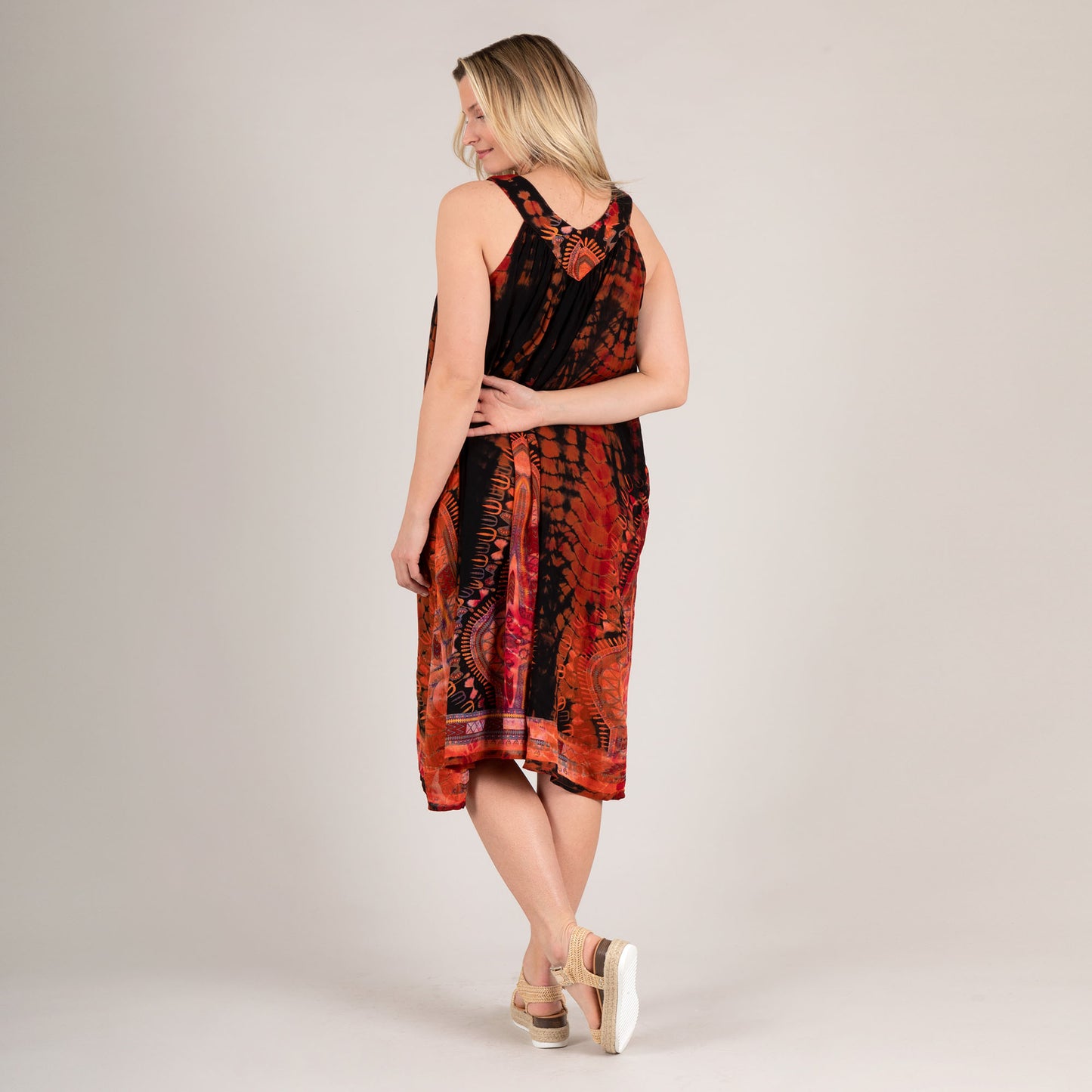 Tie-Dye Midi Tank Dress | Fair Trade