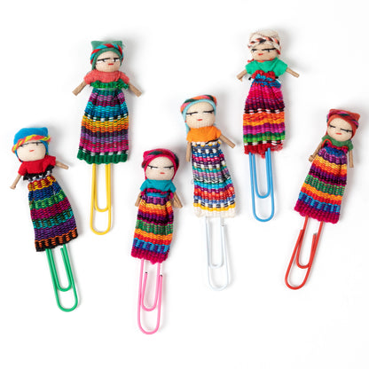 Worry No More Dolls Paper Clips - Set of 6