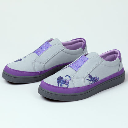 Playful Pets Slip-On Canvas Sneakers