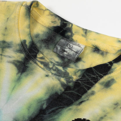 Midnight Rainbow Tie-Dye Paw Crew Sweatshirt